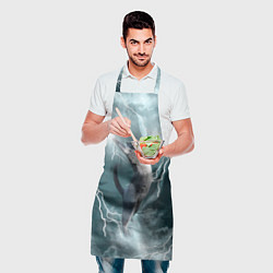 Фартук кулинарный Грозовой кошак, цвет: 3D-принт — фото 2