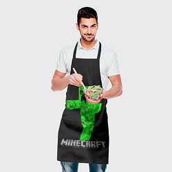 Фартук кулинарный MINECRAFT CREEPER, цвет: 3D-принт — фото 2