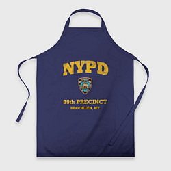 Фартук кулинарный Бруклин 9-9 департамент NYPD, цвет: 3D-принт
