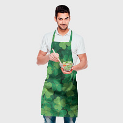 Фартук кулинарный Ирландский клевер, цвет: 3D-принт — фото 2