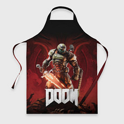 Фартук кулинарный Doom, цвет: 3D-принт