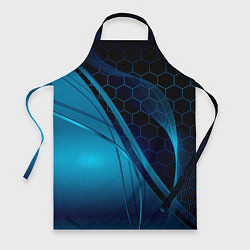 Фартук кулинарный ABSTRACT BLUE, цвет: 3D-принт