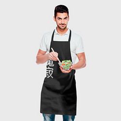 Фартук кулинарный Одинокий Демон, цвет: 3D-принт — фото 2