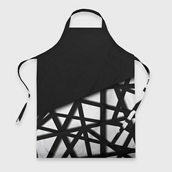 Фартук кулинарный BLACK GEOMETRY, цвет: 3D-принт