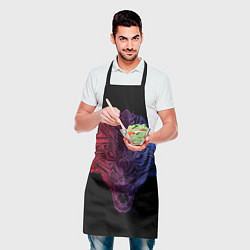 Фартук кулинарный Wolf art, цвет: 3D-принт — фото 2