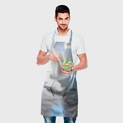 Фартук кулинарный 3D соты, цвет: 3D-принт — фото 2