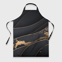 Фартук кулинарный Black gold, цвет: 3D-принт