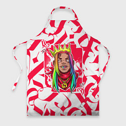 Фартук кулинарный 6ix9ine Tekashi, цвет: 3D-принт