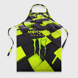 Фартук кулинарный MONSTER ENERGY, цвет: 3D-принт