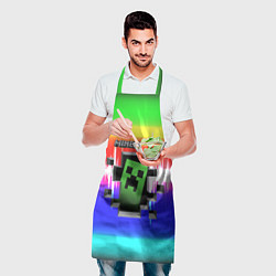 Фартук кулинарный Minecraft S, цвет: 3D-принт — фото 2