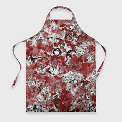 Фартук кулинарный Кровавый ахегао, цвет: 3D-принт
