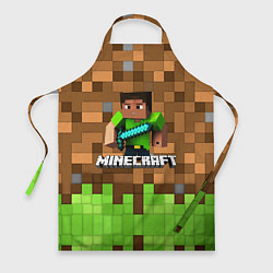 Фартук Minecraft logo heroes