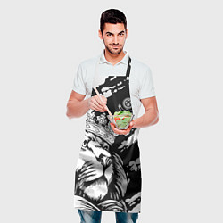 Фартук кулинарный Киргизия, цвет: 3D-принт — фото 2