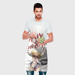 Фартук кулинарный Химико, почему ты такой серьезный?, цвет: 3D-принт — фото 2