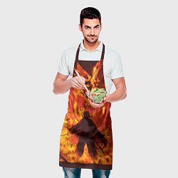 Фартук кулинарный Клинок, рассекающий демонов, цвет: 3D-принт — фото 2