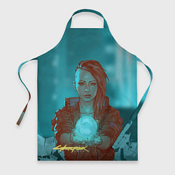 Фартук кулинарный Cyberpunk 2077 V, цвет: 3D-принт