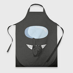 Фартук кулинарный AMONG US BLACK IMPOSTOR, цвет: 3D-принт