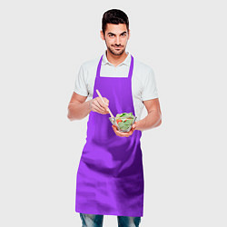 Фартук кулинарный Фиолетовый, цвет: 3D-принт — фото 2