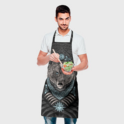 Фартук кулинарный Медведь, цвет: 3D-принт — фото 2