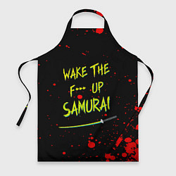 Фартук кулинарный WAKE THE F*** UP SAMURAI, цвет: 3D-принт