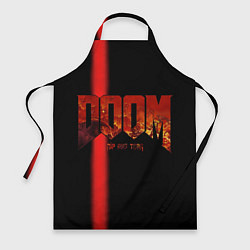 Фартук кулинарный Doom Rip and Tear, цвет: 3D-принт