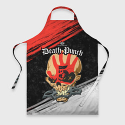 Фартук кулинарный Five Finger Death Punch 7, цвет: 3D-принт