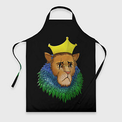 Фартук кулинарный Lion art, цвет: 3D-принт