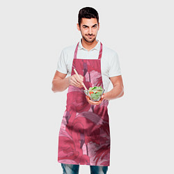 Фартук кулинарный Розовые фламинго, цвет: 3D-принт — фото 2