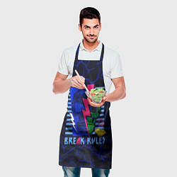Фартук кулинарный Break Rules Череп, цвет: 3D-принт — фото 2