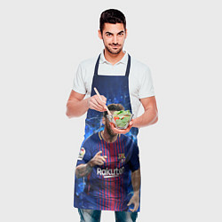 Фартук кулинарный Лионель Месси Барселона 10, цвет: 3D-принт — фото 2