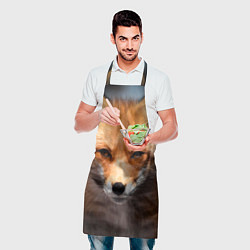 Фартук кулинарный Хитрая лисица, цвет: 3D-принт — фото 2