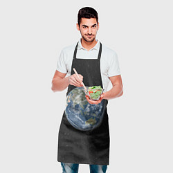 Фартук кулинарный ПланеТа ЗемЛя, цвет: 3D-принт — фото 2