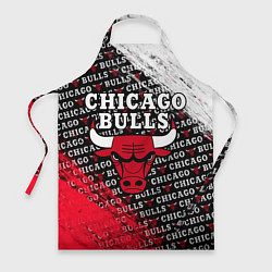 Фартук кулинарный CHICAGO BULLS 6, цвет: 3D-принт