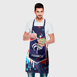 Фартук кулинарный Сборная Франции, цвет: 3D-принт — фото 2