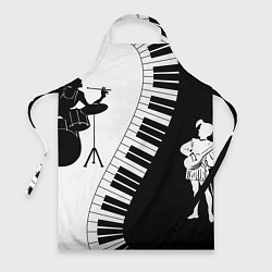 Фартук Черно Белое пианино