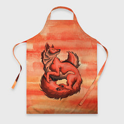 Фартук кулинарный Fox, цвет: 3D-принт
