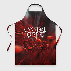 Фартук кулинарный Blood Cannibal Corpse Труп Каннибала Z, цвет: 3D-принт