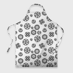 Фартук Черно-белый геометрический узор