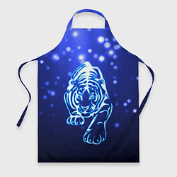 Фартук кулинарный Неоновый тигр, цвет: 3D-принт