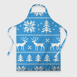 Фартук кулинарный Зимняя ночь, цвет: 3D-принт