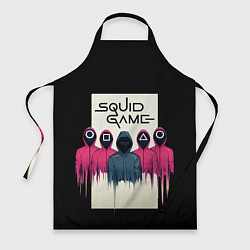 Фартук кулинарный Squid Game: Отряд стражей, цвет: 3D-принт