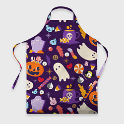 Фартук HALLOWEEN BTS BT21 PATTERN БТ21 БТС ХЕЛЛОУИН