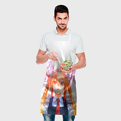 Фартук кулинарный Горничная Мисс Кобаяши расцветает Тору, цвет: 3D-принт — фото 2