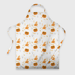 Фартук кулинарный Patern Halloween 23, цвет: 3D-принт