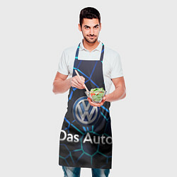 Фартук кулинарный Volkswagen слоган Das Auto, цвет: 3D-принт — фото 2