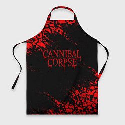 Фартук CANNIBAL CORPSE КРАСНЫЕ ЧЕРЕПА