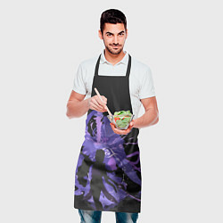 Фартук кулинарный Genshin Impact Raiden, цвет: 3D-принт — фото 2