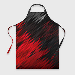 Фартук ЧЁРНО КРАСНЫЕ КРАСКИ RED BLACK STRIPES