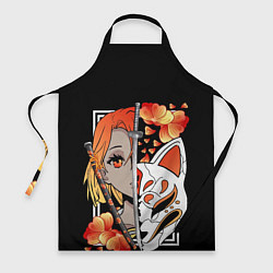 Фартук кулинарный Samurai girl, цвет: 3D-принт