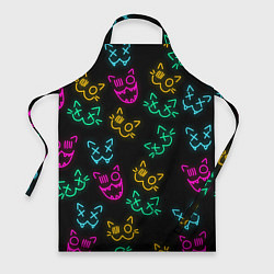 Фартук НЕОНОВЫЕ КОТИКИ NEON FACES CATS